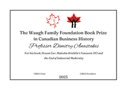 Waugh Prize